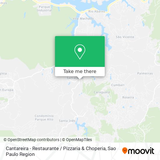 Cantareira - Restaurante / Pizzaria & Choperia map