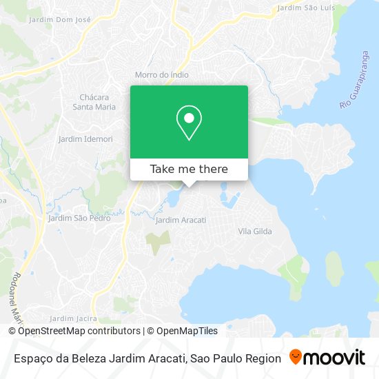 Espaço da Beleza Jardim Aracati map