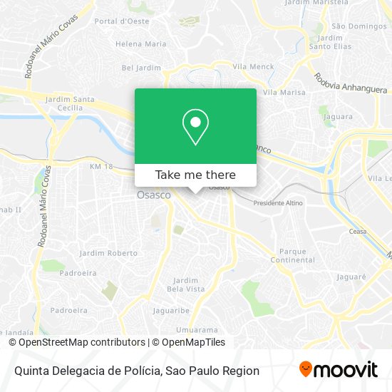 Quinta Delegacia de Polícia map