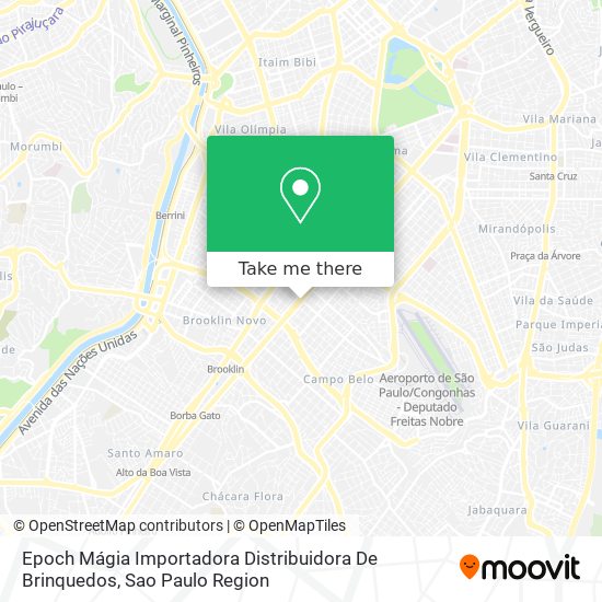 Epoch Mágia Importadora Distribuidora De Brinquedos map