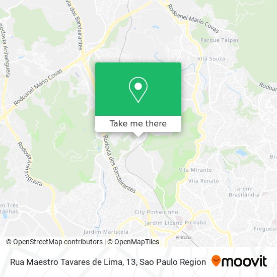 Rua Maestro Tavares de Lima, 13 map