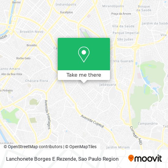 Lanchonete Borges E Rezende map