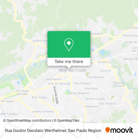 Rua Doutor Deodato Wertheimer map