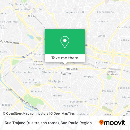Rua Trajano (rua trajano roma) map