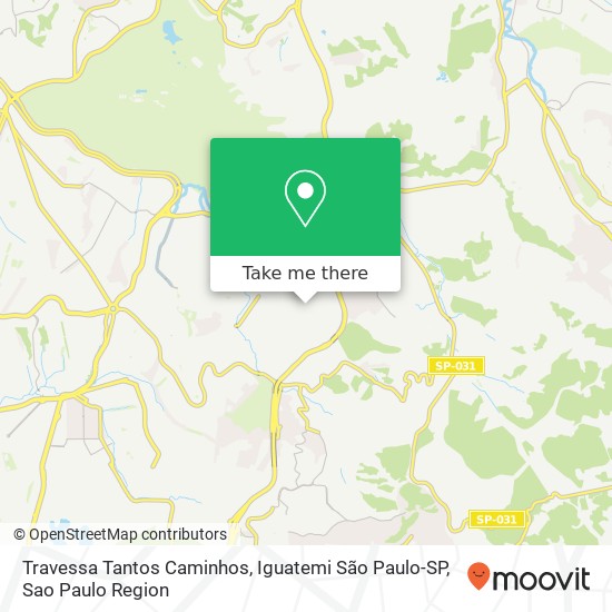 Travessa Tantos Caminhos, Iguatemi São Paulo-SP map