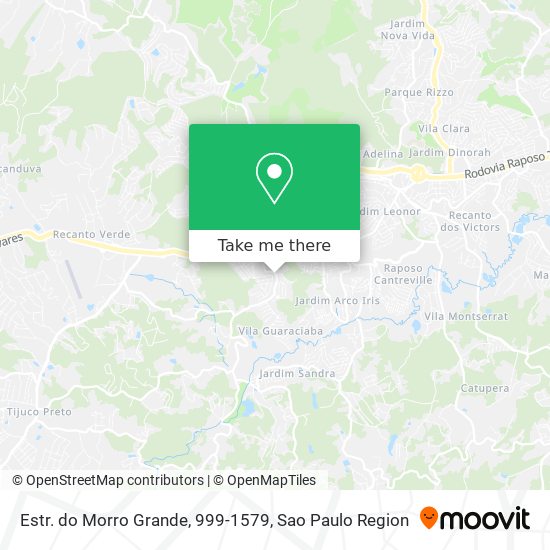 Estr. do Morro Grande, 999-1579 map