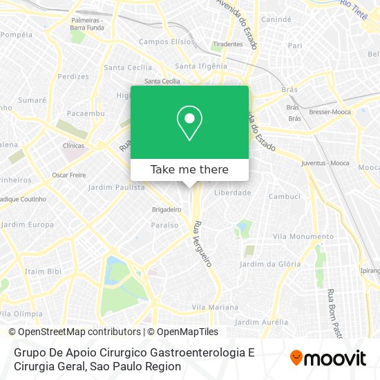 Grupo De Apoio Cirurgico Gastroenterologia E Cirurgia Geral map