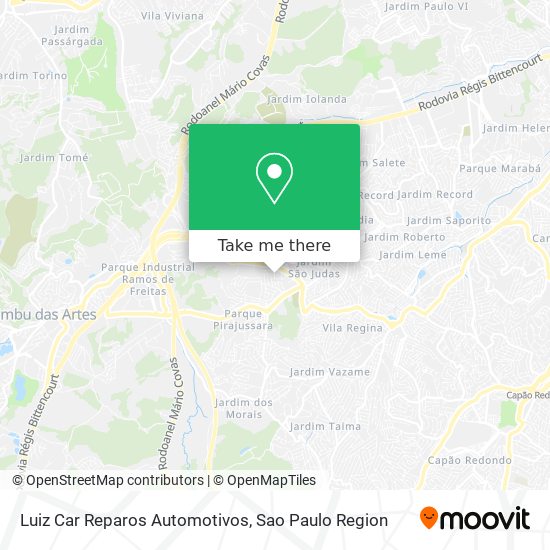 Mapa Luiz Car Reparos Automotivos