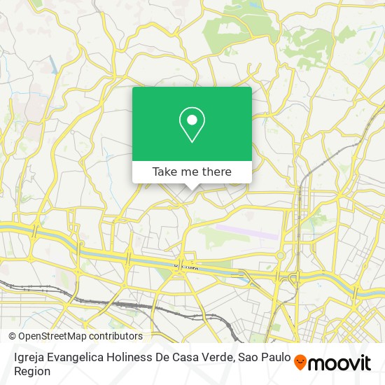 Igreja Evangelica Holiness De Casa Verde map