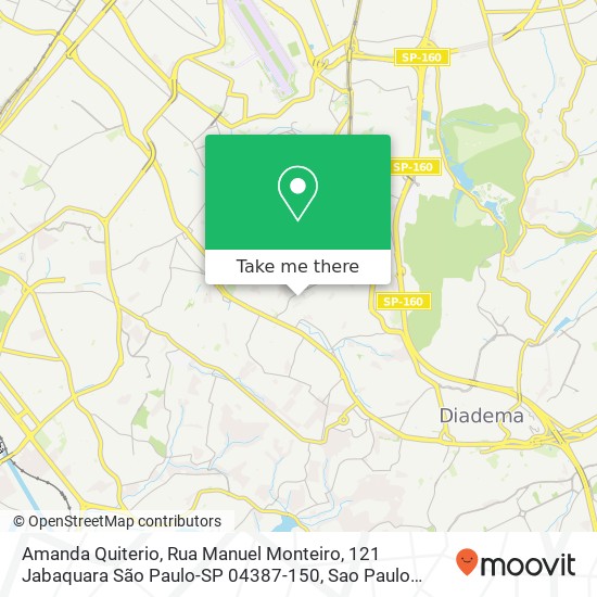 Amanda Quiterio, Rua Manuel Monteiro, 121 Jabaquara São Paulo-SP 04387-150 map