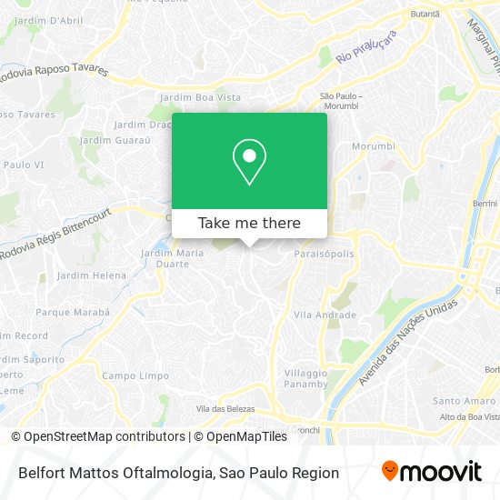 Belfort Mattos Oftalmologia map