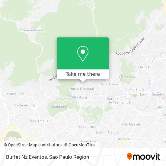 Buffet Nz Eventos map