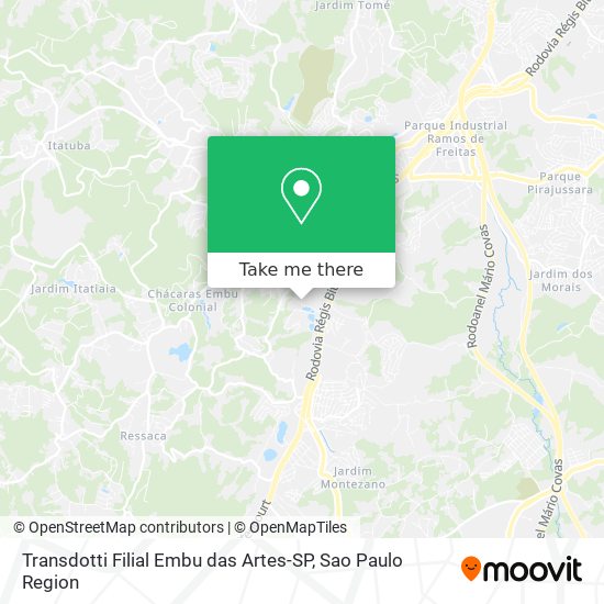 Transdotti Filial Embu das Artes-SP map