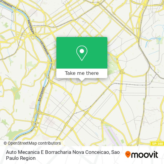 Mapa Auto Mecanica E Borracharia Nova Conceicao