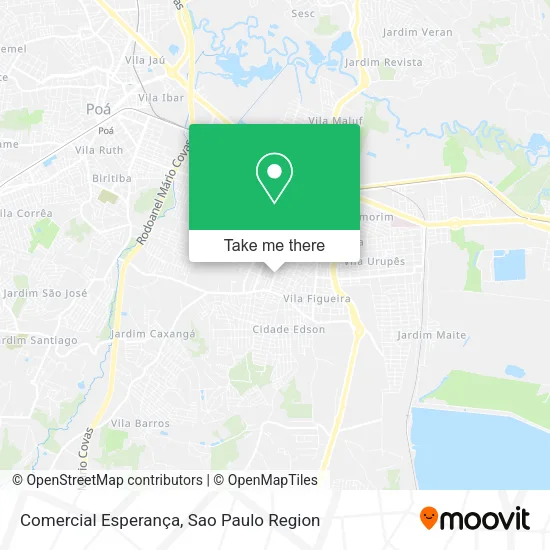 Comercial Esperança map