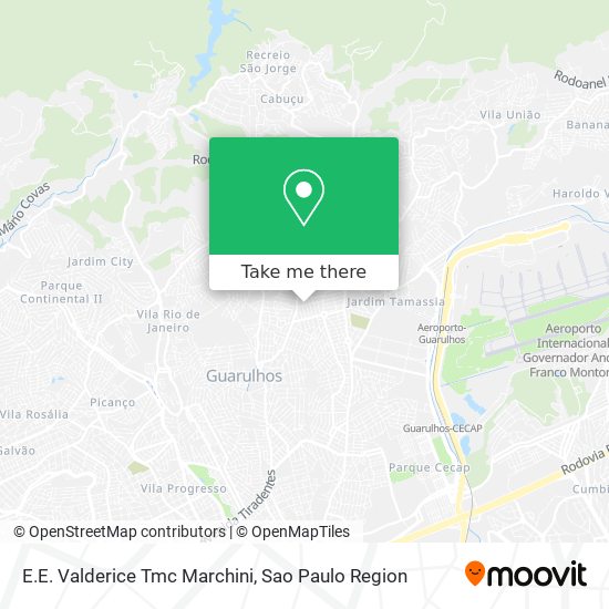 E.E. Valderice Tmc Marchini map