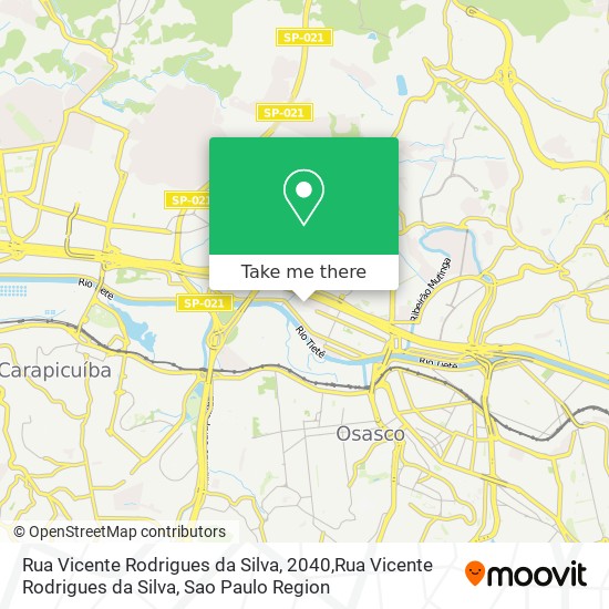 Rua Vicente Rodrigues da Silva, 2040,Rua Vicente Rodrigues da Silva map