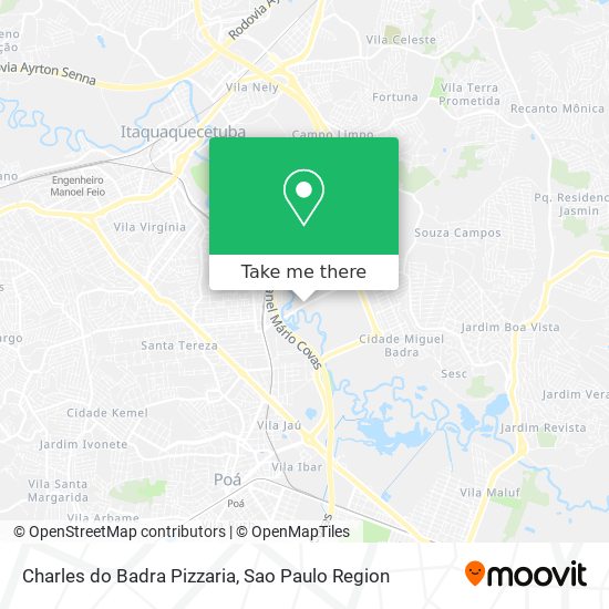 Charles do Badra Pizzaria map