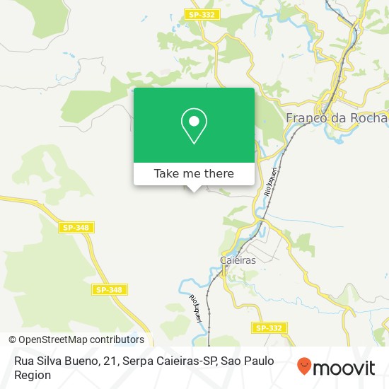 Mapa Rua Silva Bueno, 21, Serpa Caieiras-SP