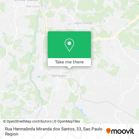 Rua Hermelinda Miranda dos Santos, 33 map