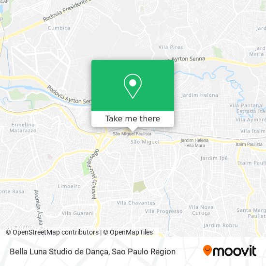 Bella Luna Studio de Dança map
