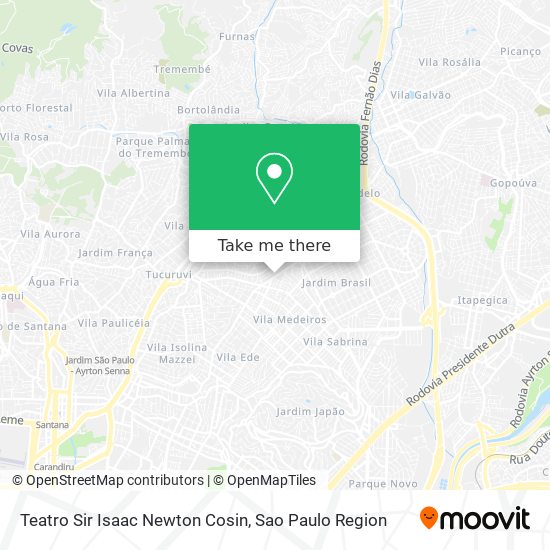 Teatro Sir Isaac Newton Cosin map