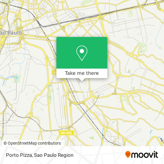 Porto Pizza map