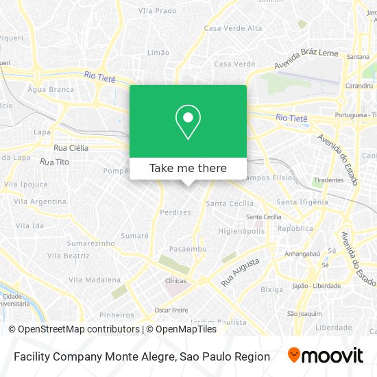 Facility Company Monte Alegre map