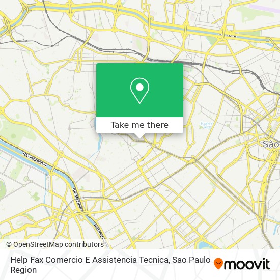 Help Fax Comercio E Assistencia Tecnica map