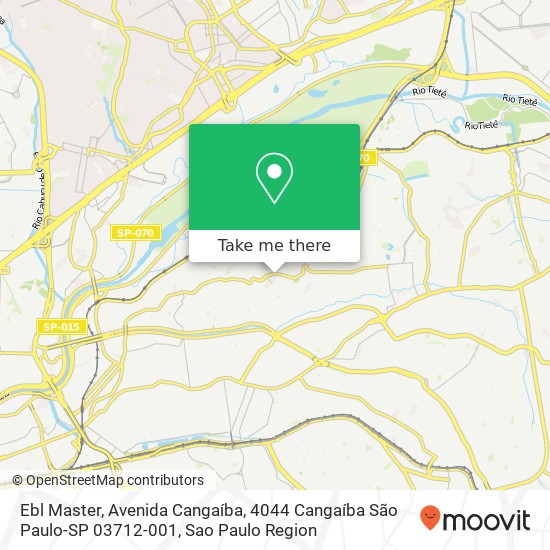 Ebl Master, Avenida Cangaíba, 4044 Cangaíba São Paulo-SP 03712-001 map