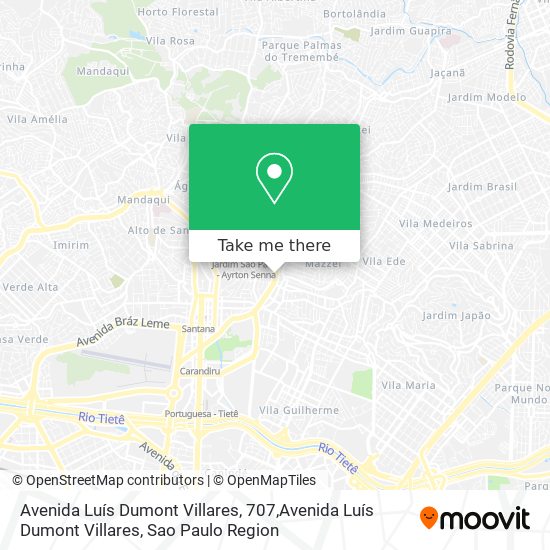 Avenida Luís Dumont Villares, 707,Avenida Luís Dumont Villares map