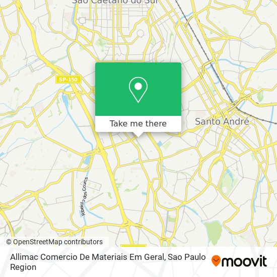 Mapa Allimac Comercio De Materiais Em Geral