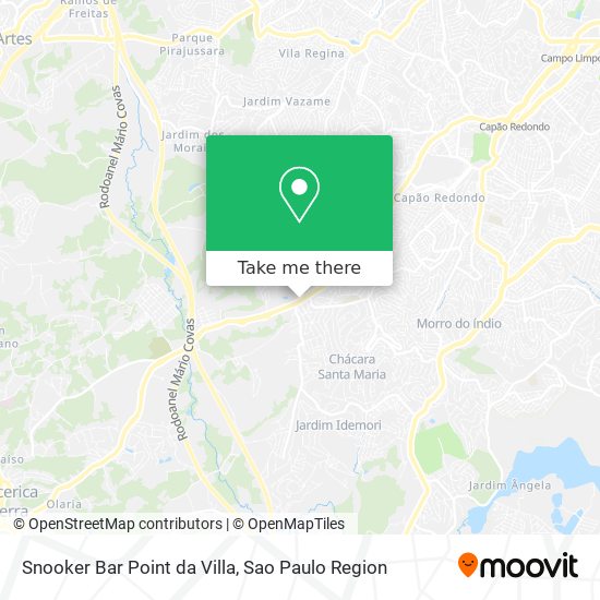 Snooker Bar Point da Villa map