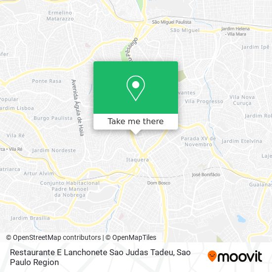 Restaurante E Lanchonete Sao Judas Tadeu map