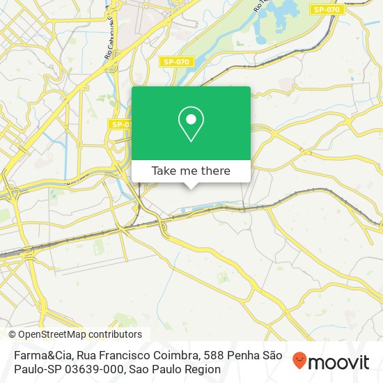 Farma&Cia, Rua Francisco Coimbra, 588 Penha São Paulo-SP 03639-000 map