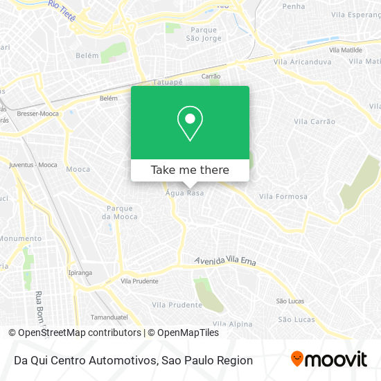 Da Qui Centro Automotivos map