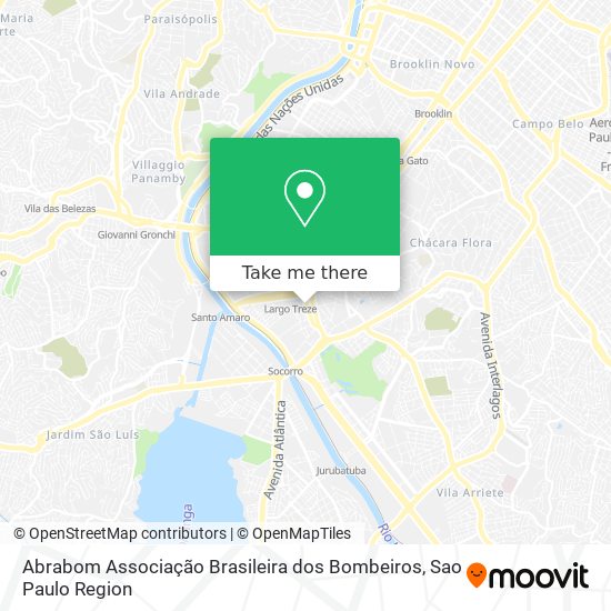 Abrabom Associação Brasileira dos Bombeiros map
