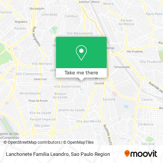 Lanchonete Familia Leandro map