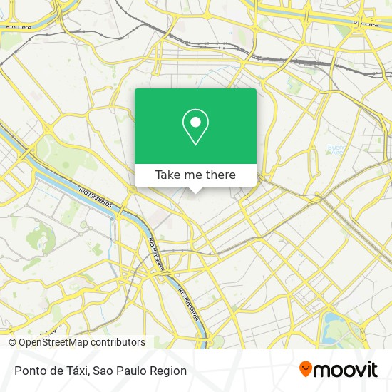 Ponto de Táxi map