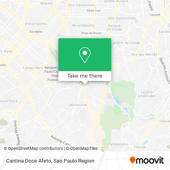 Cantina Doce Afeto map