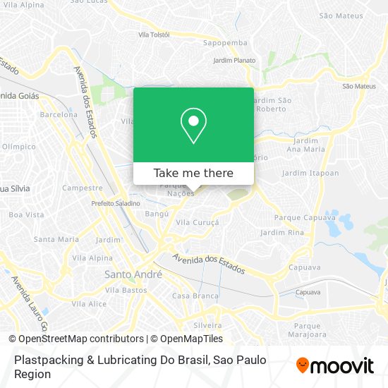 Mapa Plastpacking & Lubricating Do Brasil
