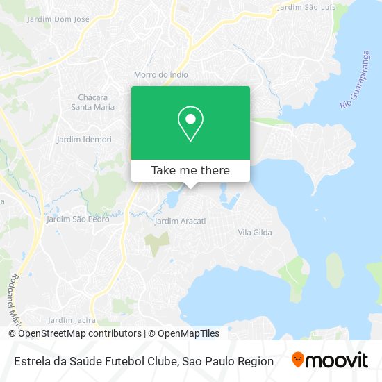 Estrela da Saúde Futebol Clube map