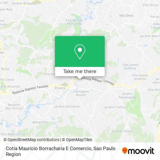 Cotia Mauricio Borracharia E Comercio map