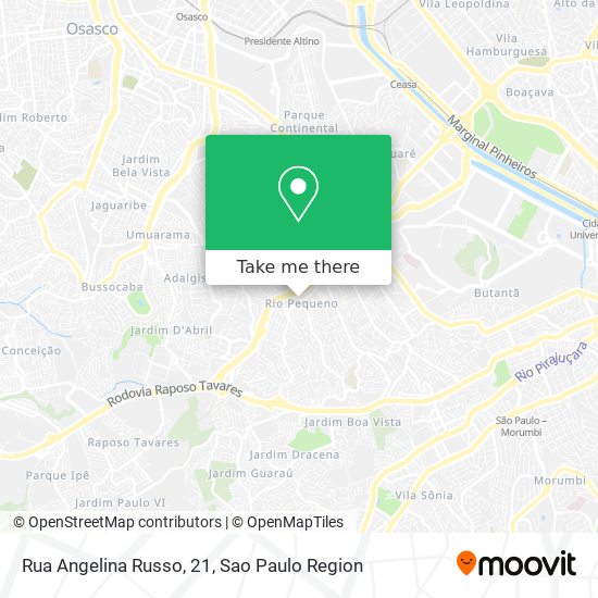 Mapa Rua Angelina Russo, 21