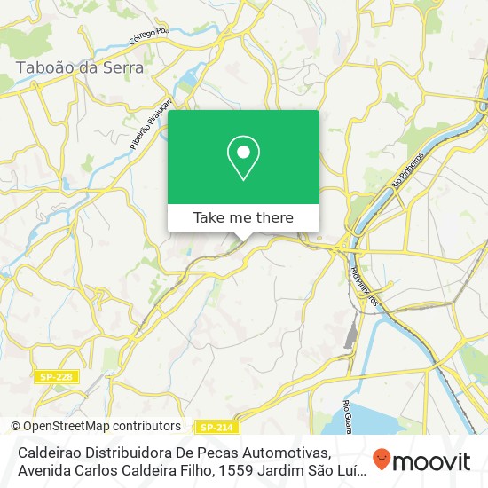 Caldeirao Distribuidora De Pecas Automotivas, Avenida Carlos Caldeira Filho, 1559 Jardim São Luís São Paulo-SP 05798-350 map