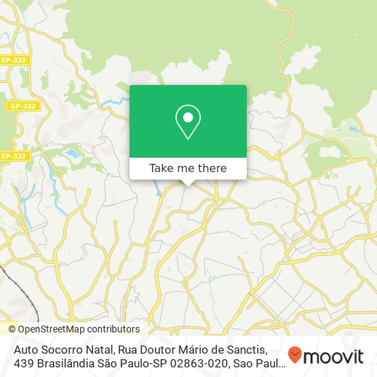 Auto Socorro Natal, Rua Doutor Mário de Sanctis, 439 Brasilândia São Paulo-SP 02863-020 map