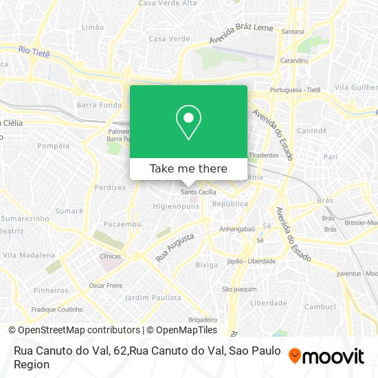 Rua Canuto do Val, 62,Rua Canuto do Val map