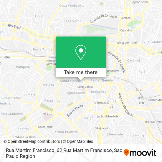 Rua Martim Francisco, 62,Rua Martim Francisco map