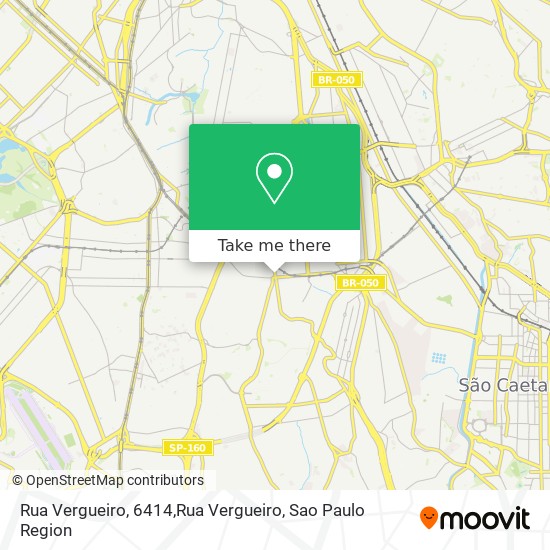Mapa Rua Vergueiro, 6414,Rua Vergueiro