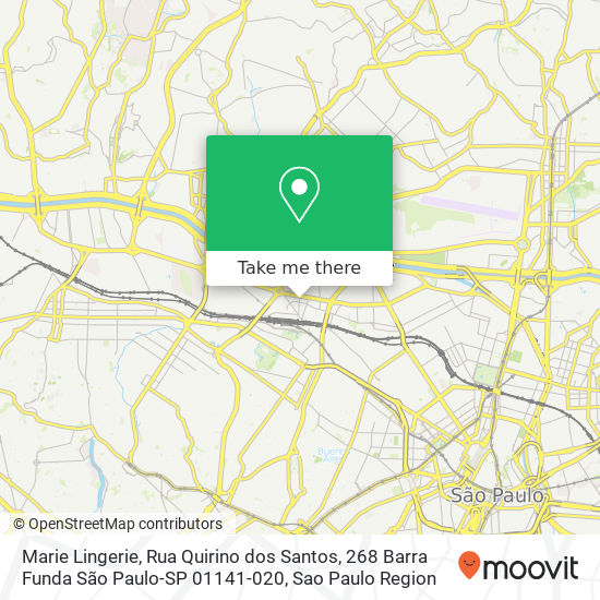 Marie Lingerie, Rua Quirino dos Santos, 268 Barra Funda São Paulo-SP 01141-020 map